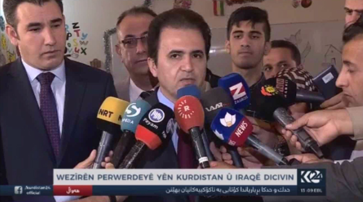 Kürdistan ve Irak Eğitim Bakanları Erbil'de görüştü